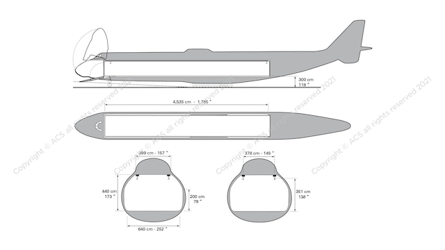 Antonov AN-225 Aircraft Layout