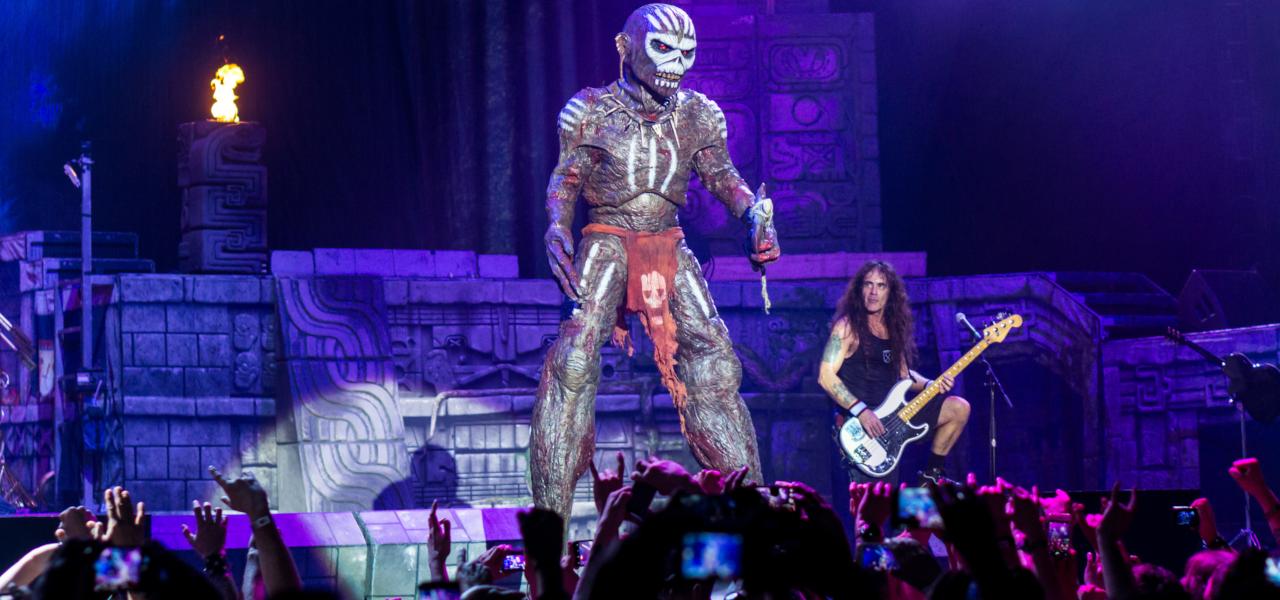 Iron Maiden perform in O2 Arena on 25th of May, 2017.
