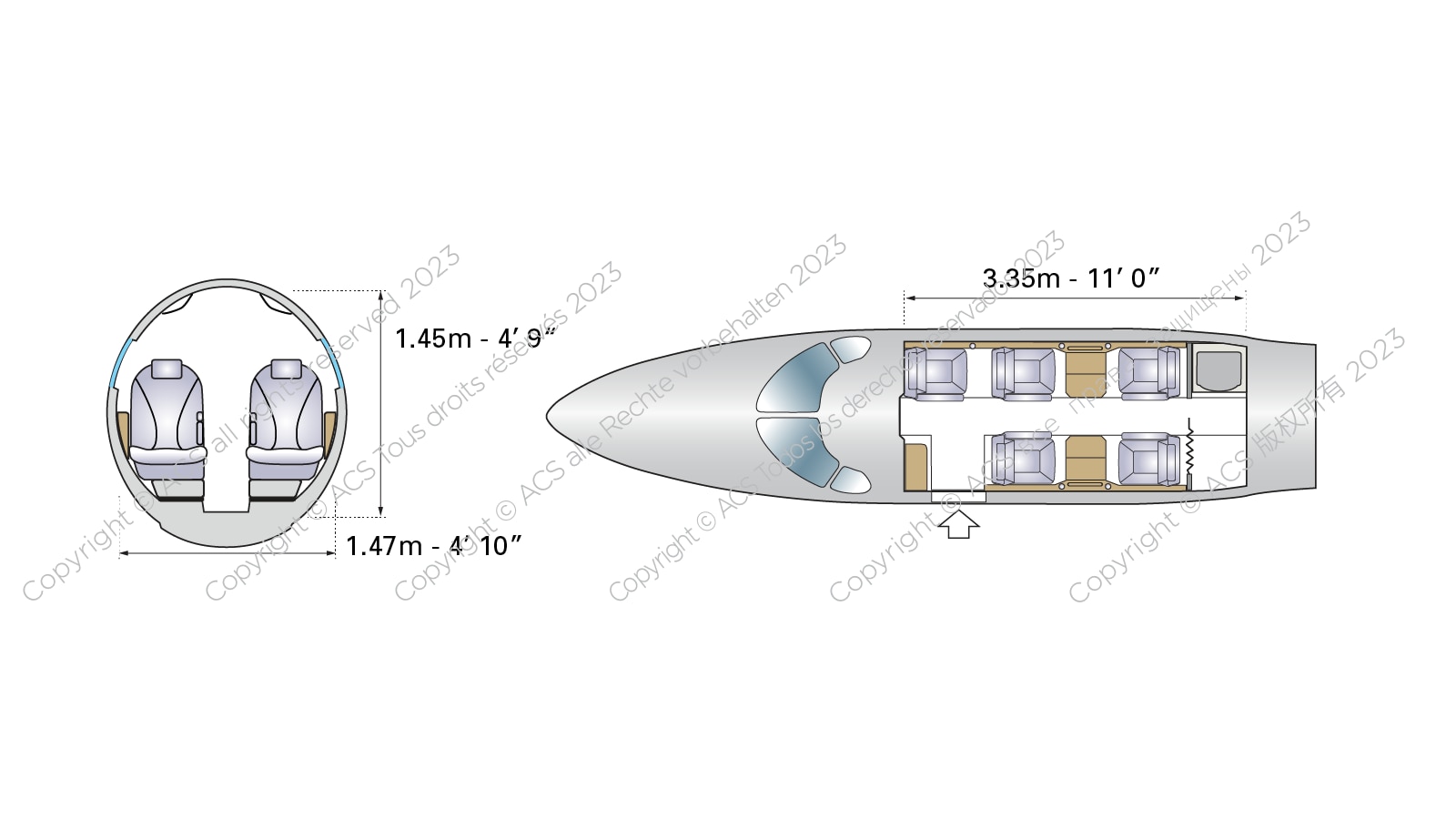 Cessna Citation I Configuration
