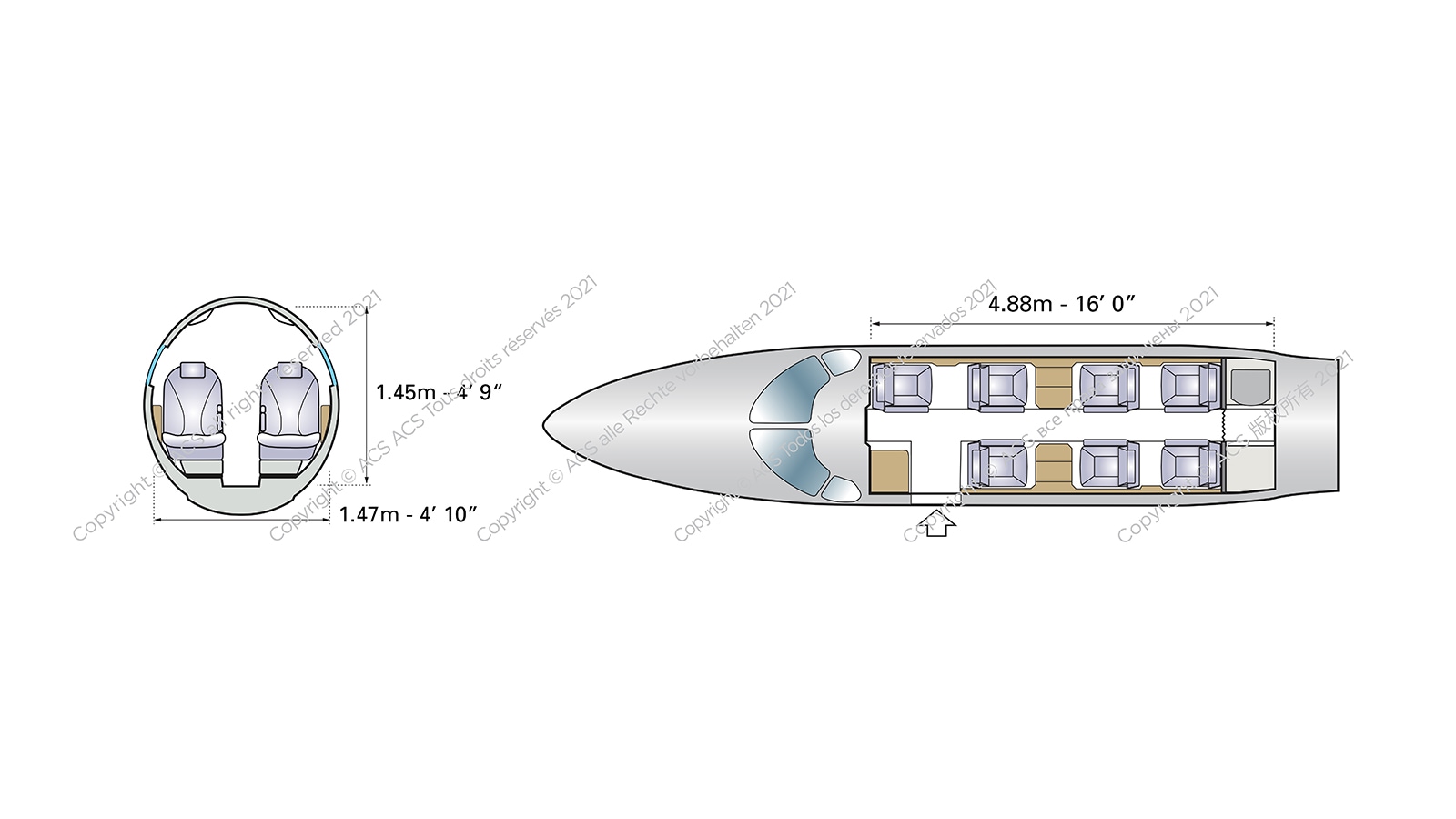 Cessna Citation II Configuration