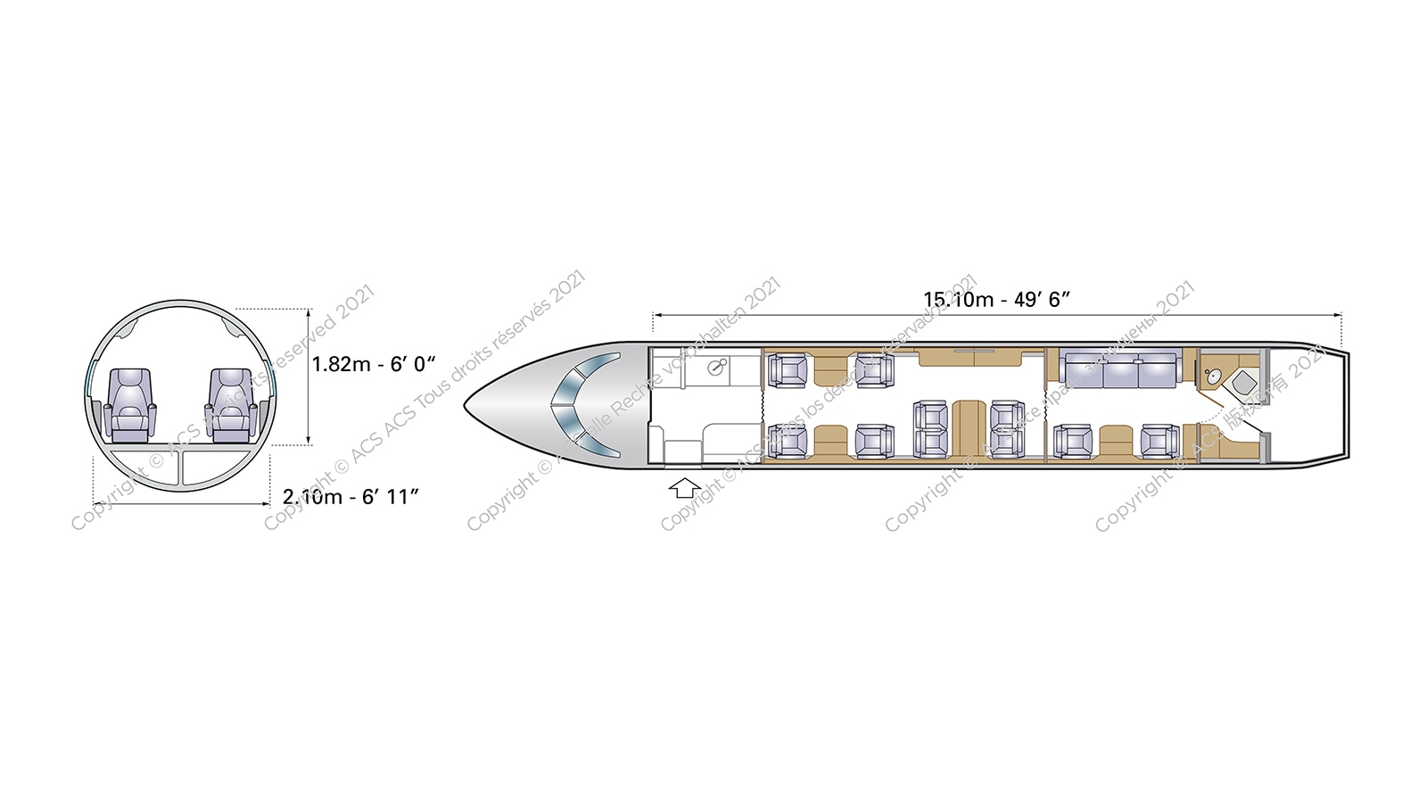 Embraer Legacy 600 Configuration